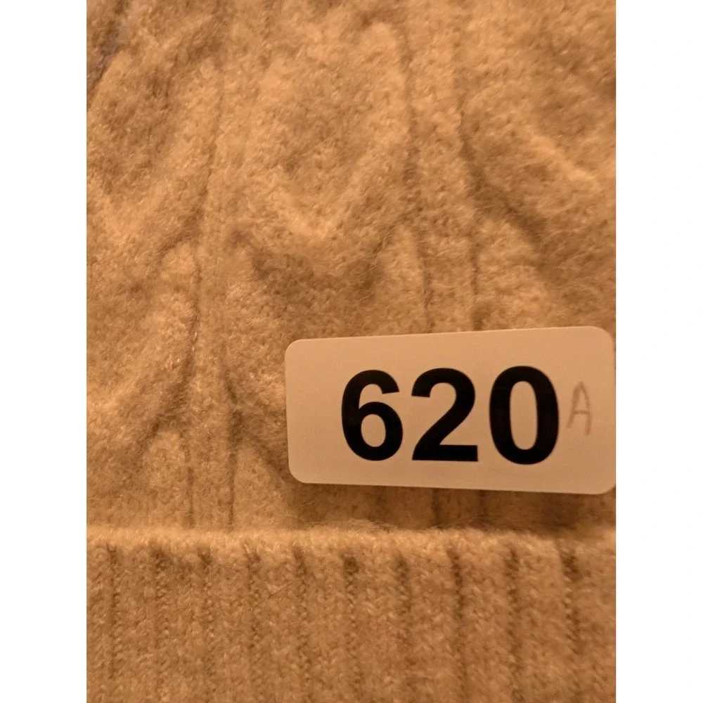 Anna & Ava Bundle 2 Cable Knit Beanie Hat Ivory Pink‎ One Size Retail total $66 - Picture 13 of 13